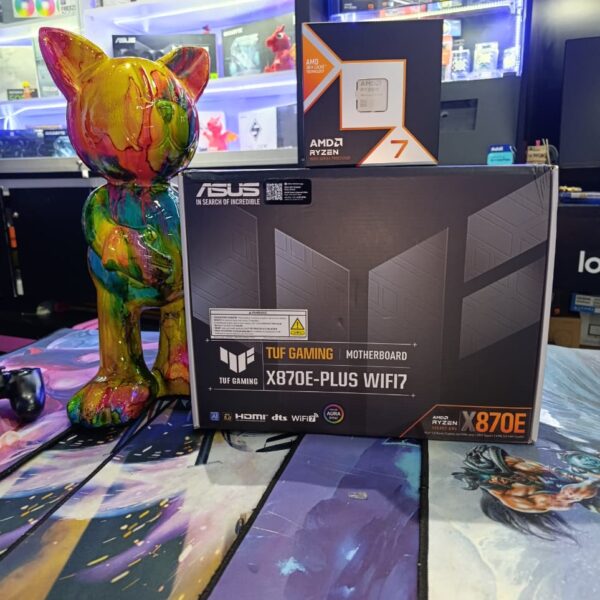 COMBO BOARD X870E-PLUS WIFI7 TUF + RYZEN 7 9850X3D