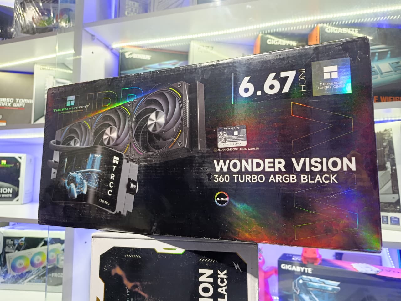 WhatsApp Image 2026-09-25 at 5.51.13 PM REFRIGERACION LIQUIDA THERMALRIGHT WONDER VISION 360 ARGB BLACK - Imagen 1