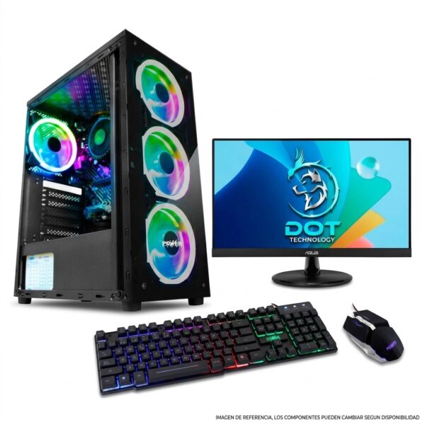 COMPUTADOR DE MESA DOT BASIC RYZEN 5 7600 + 8GB + SSD M.2 512GB *OBSEQUIO TECLADO Y MOUSE*