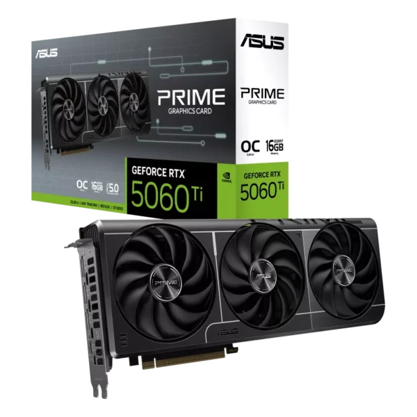 TARJETA DE VIDEO ASUS PRIME RTX 5060TI 16GB OC GDDR7
