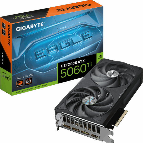 TARJETA DE VIDEO GIGABYTE EAGLE RTX 5060 TI 16GB DUAL FAN