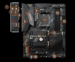 BOARD B550 GIGABYTE AORUS ELITE AX V2 - Imagen 3