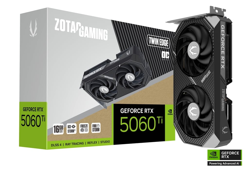 zt-b50620h-10m-image01 TARJETA DE VIDEO ZOTAC RTX 5060 TI 16GB TWIN EDGE OC - Imagen 1
