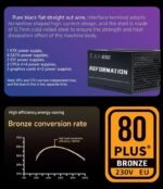 FUENTE DE PODER JUNGLE LEOPARD REFORMATION 750W 80 PLUS BRONZE - Imagen 6