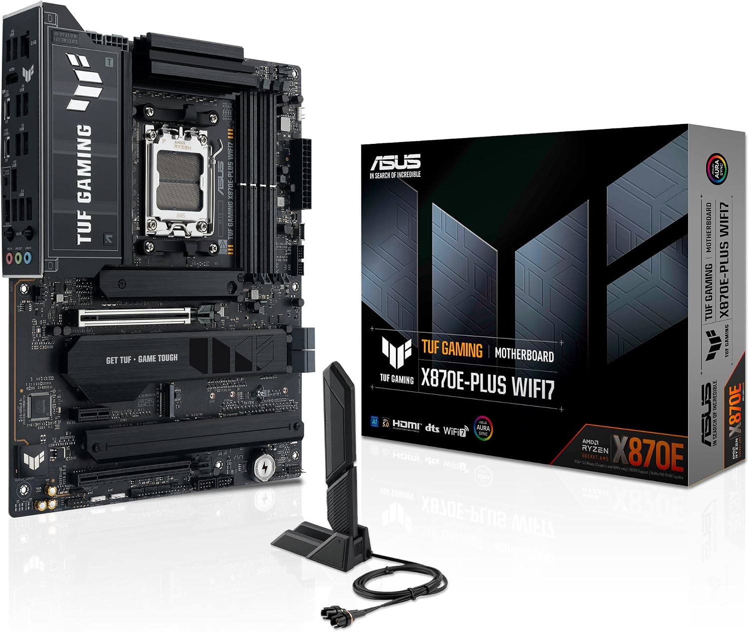 81eH5VThHYL._AC_SL1500_ BOARD ASUS TUF X870E WIFI7 GAMING PLUS AM5 - Imagen 1