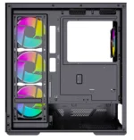 CHASIS EVA COSMIC 25A NEGRO 4 FAN ARGB - Imagen 2