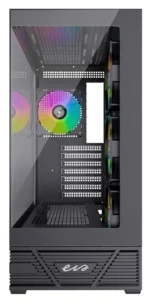 CHASIS EVA COSMIC 25A NEGRO 4 FAN ARGB - Imagen 3