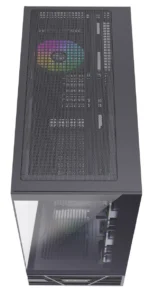 CHASIS EVA COSMIC 25A NEGRO 4 FAN ARGB - Imagen 5