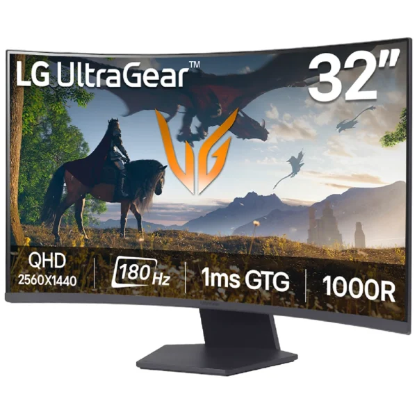 MONITOR LG ULTRAGEAR 32GS60QC-B 31.5" 180Hz