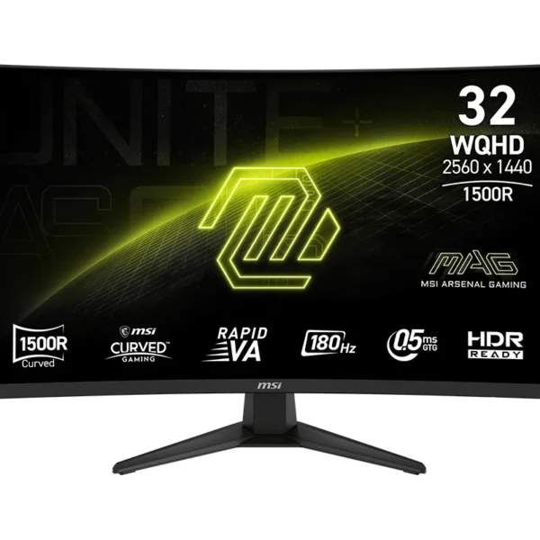 MONITOR CURVO MSI MAG 321CQF E18 32" 180Hz