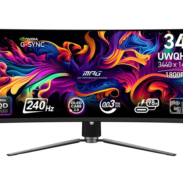 MONITOR CURVO MSI MAG 341CQPX 34" 240Hz
