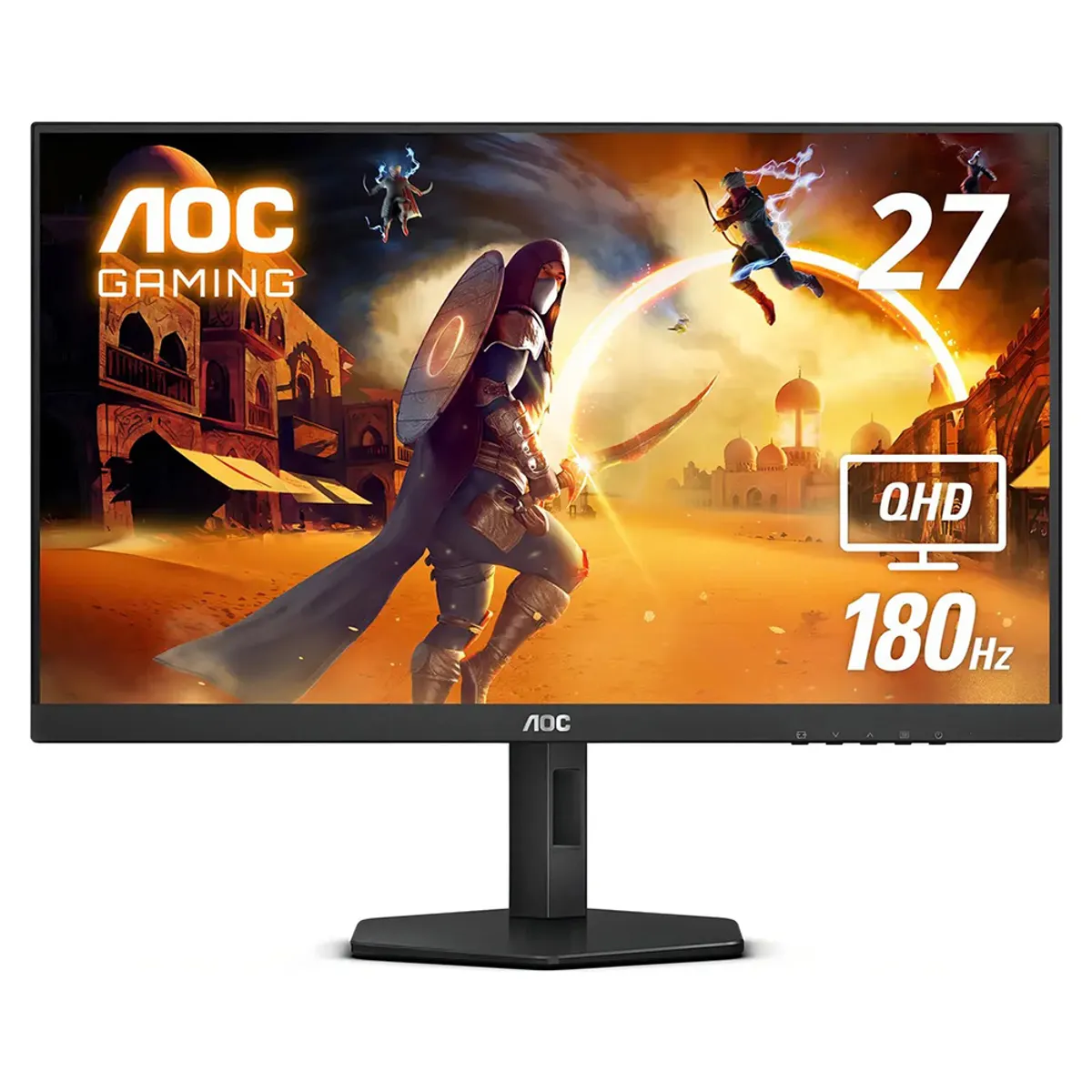 w=1200,h=1200,fit=pad MONITOR AOC PIVOT FAST VA Q27G4XN 27" 180Hz - Imagen 1